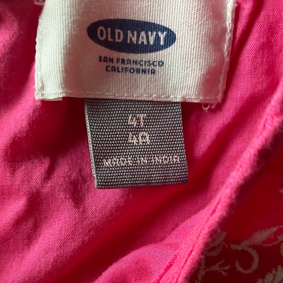 GUC Girl’s Old Navy Pink Embroidered Dress 4T - Picture 5 of 6